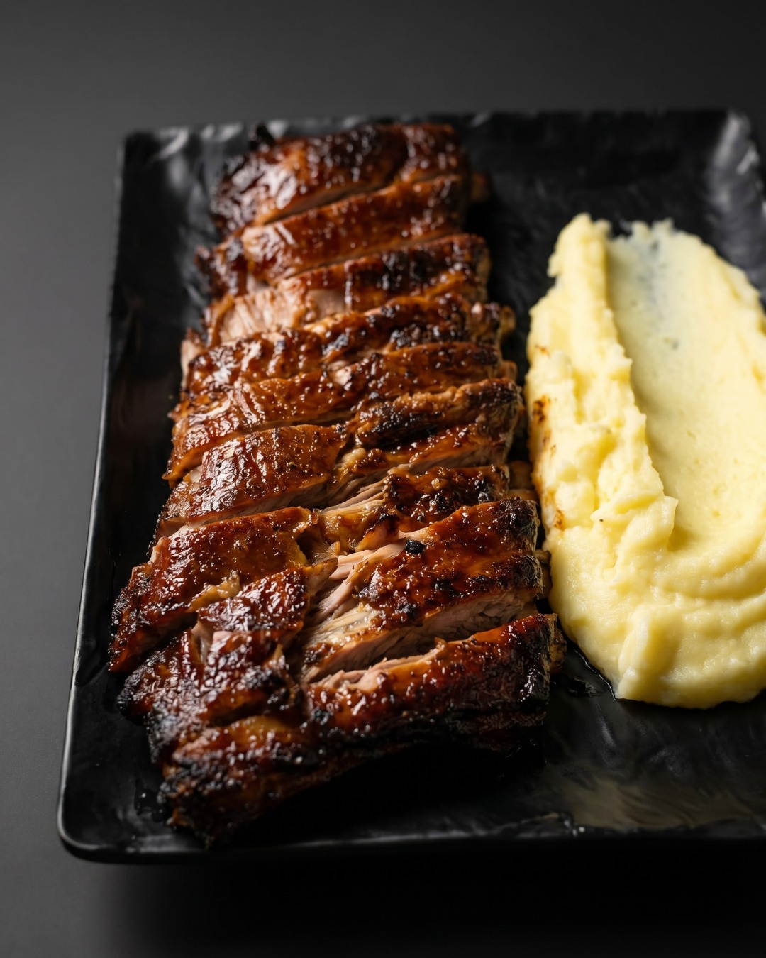 Slow-cooked house ribs