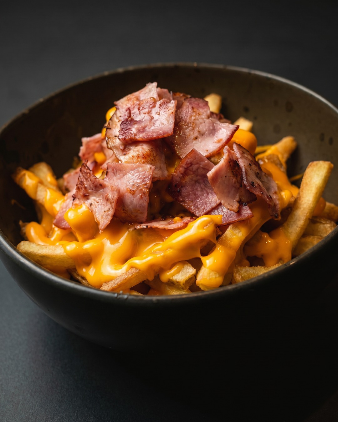 Bacon and parmesan fries
